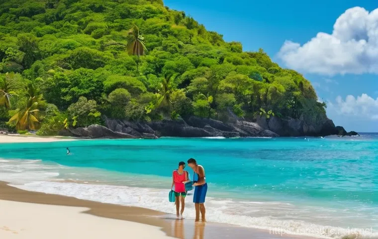 세인트루시아에서 불법 행위 사례 - Bustling Castries Market Scene with Savvy Travelers**

**Prompt:** A vibrant, sun-drenched scene in ...