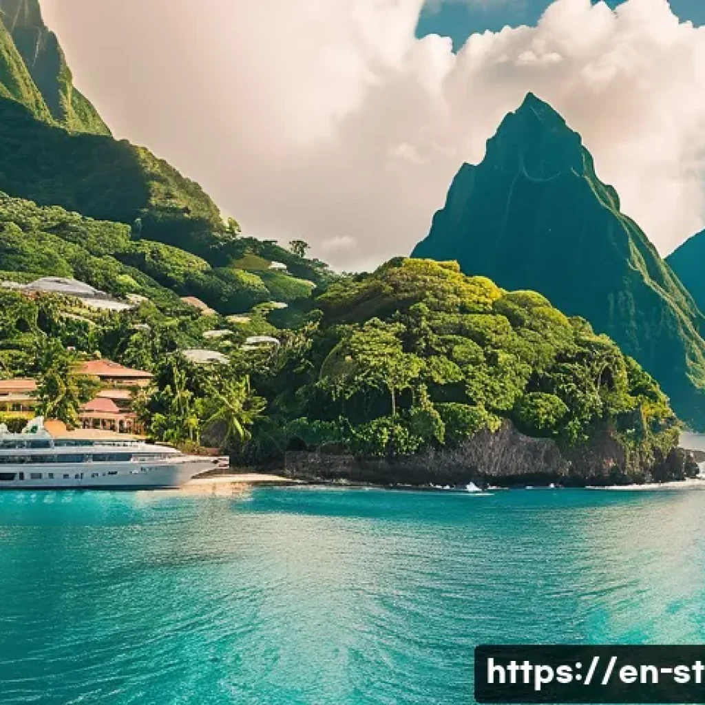 세인트루시아에서 사업하기 - Here are three detailed image generation prompts in English, designed to capture the essence of Sain...