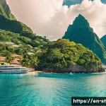 Home 16 세인트루시아에서 사업하기 - Here are three detailed image generation prompts in English, designed to capture the essence of Sain...